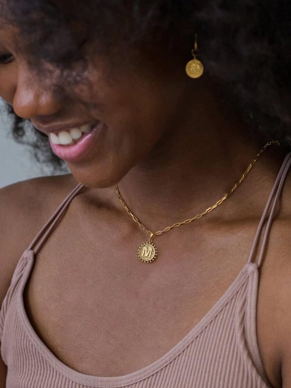 Layered Initial Necklaces for Women Trendy, Letter A-Z Necklace | 14K Gold-Plate - Picture 2 of 7